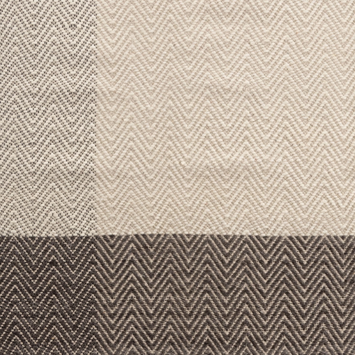 Color Block Chevron Brown/Cream Rug