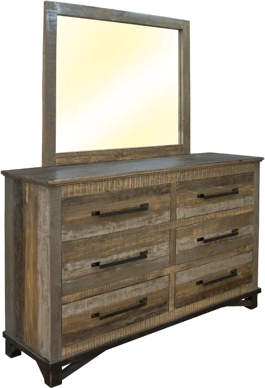 Loft Rustic Pine Dresser