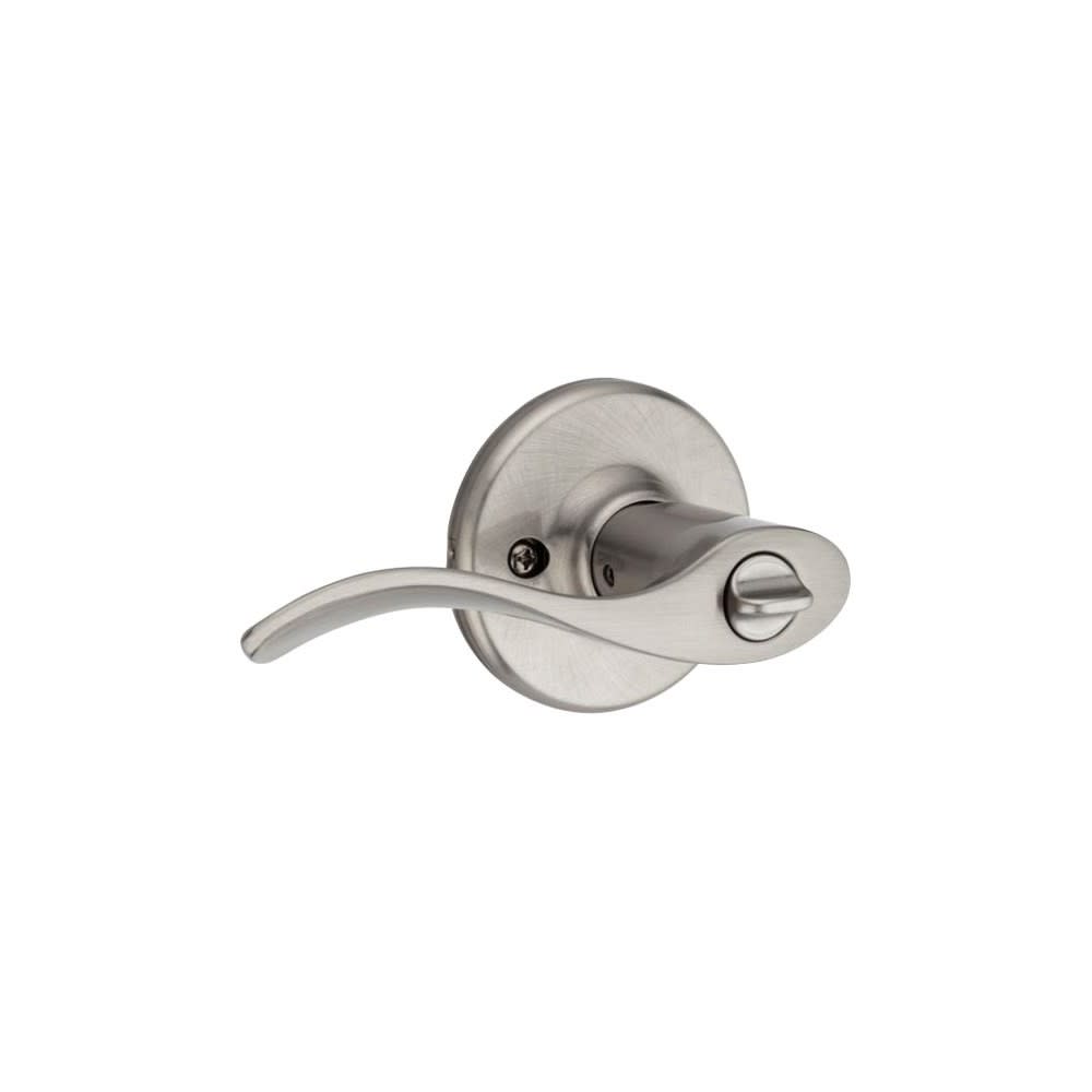 Satin Nickel Keyed Entry Balboa Lockset Door Lever