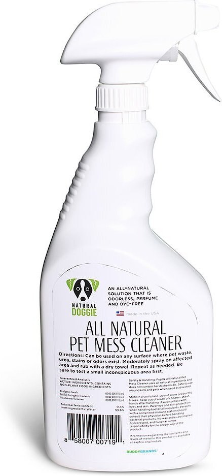 Natural Doggie All Natural Pet Mess Cleaner， 33-oz bottle