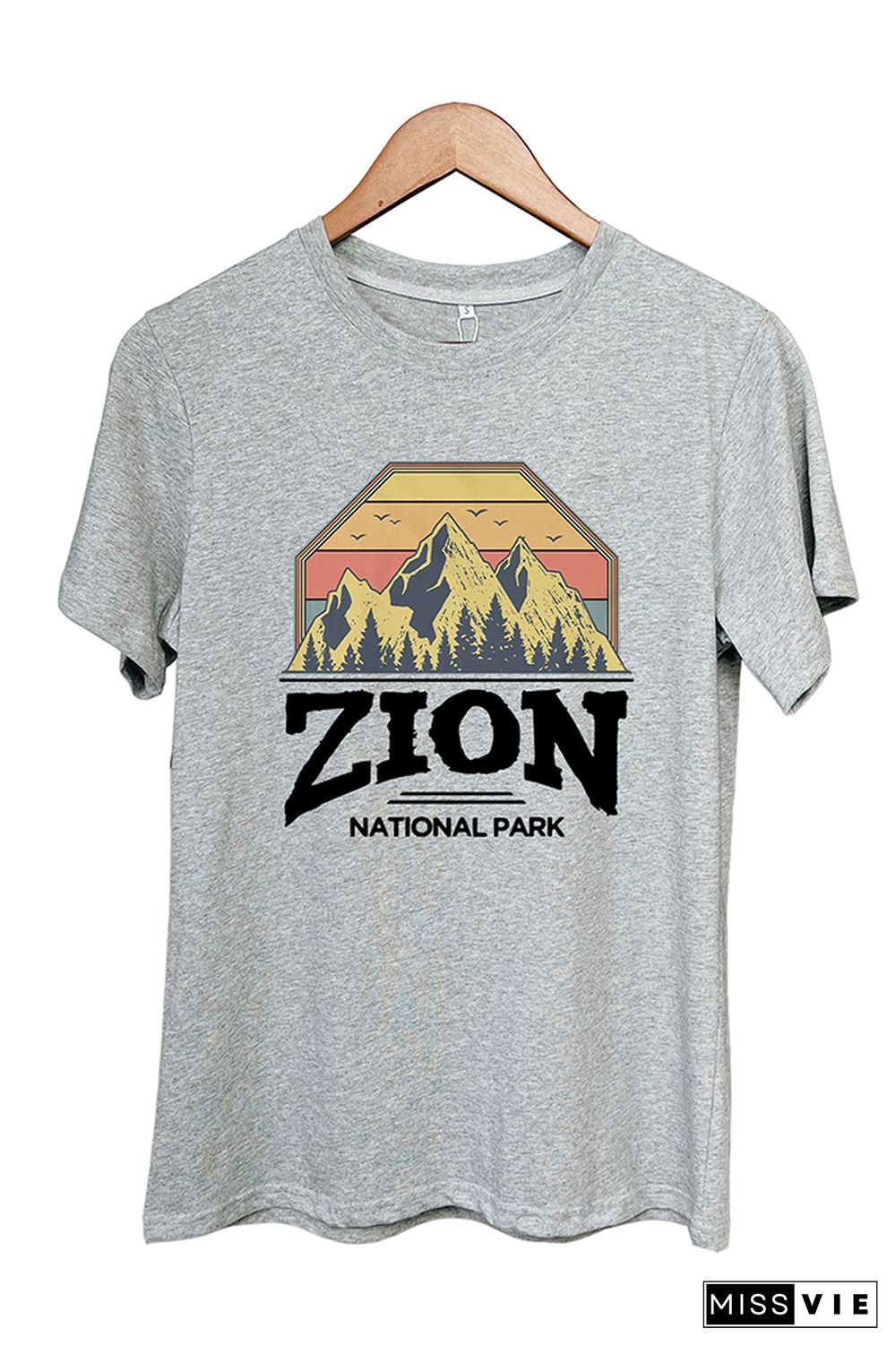 Zion National Park Graphic T-Shirt Wholesale