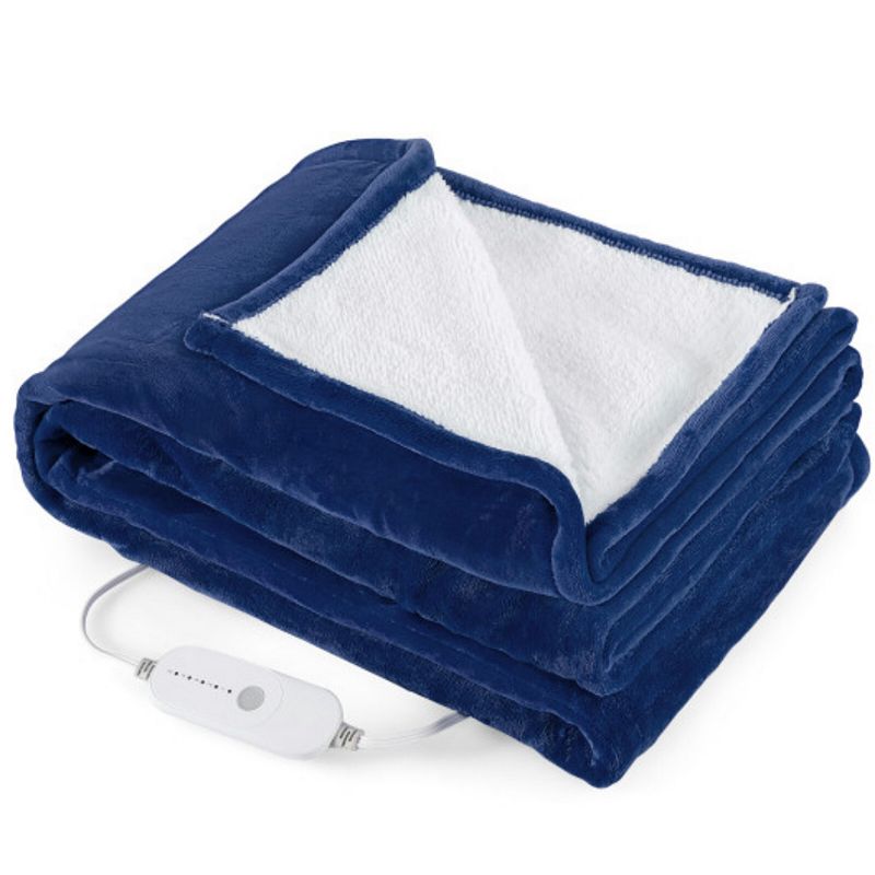 Heated Blanket Electric Throw with 5 Heating Levels