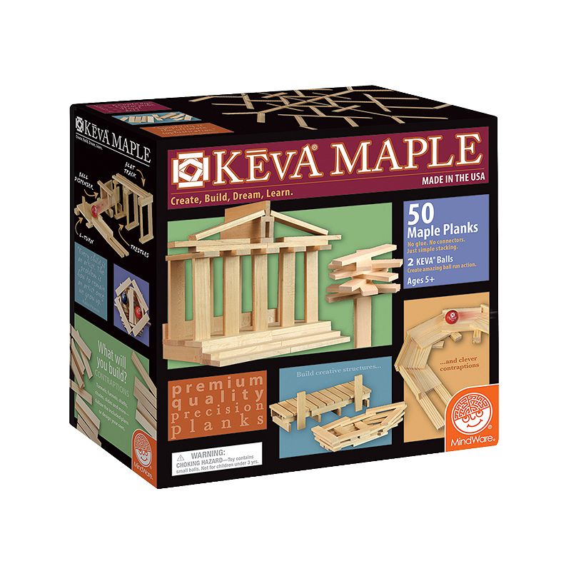 KEVA Maple 50-Piece Plank Set by MindWare