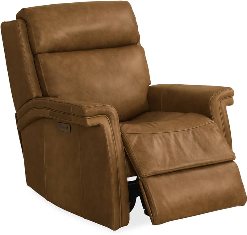 Hooker Furniture Living Room Poise Power Recliner With Power Headrest