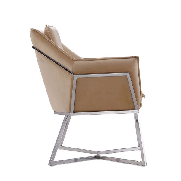 Origami Accent Chair in Fawn