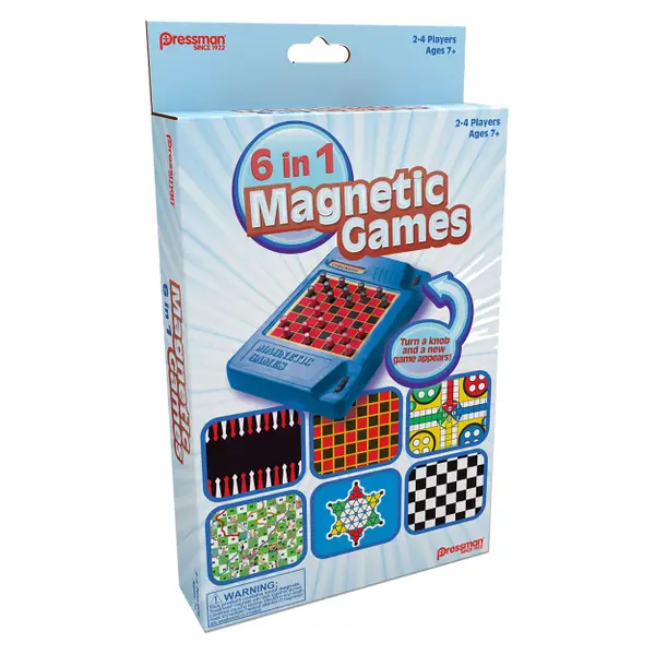 Pressman 6-in-1 Magnetic Games