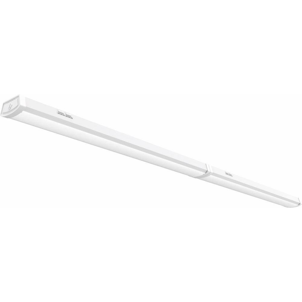 Lithonia Lighting Contractor Select FMLWL 4 ft. 200030004000 Lumens Integrated LED White Linkable Wraparound Light Fixture FMLWL LNK 48 ALO4 8SWW2