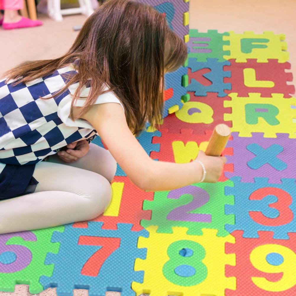 36pcs/Set Letters Numerals Puzzle Pad Kids Rug Soft Floor Play Mat Toys