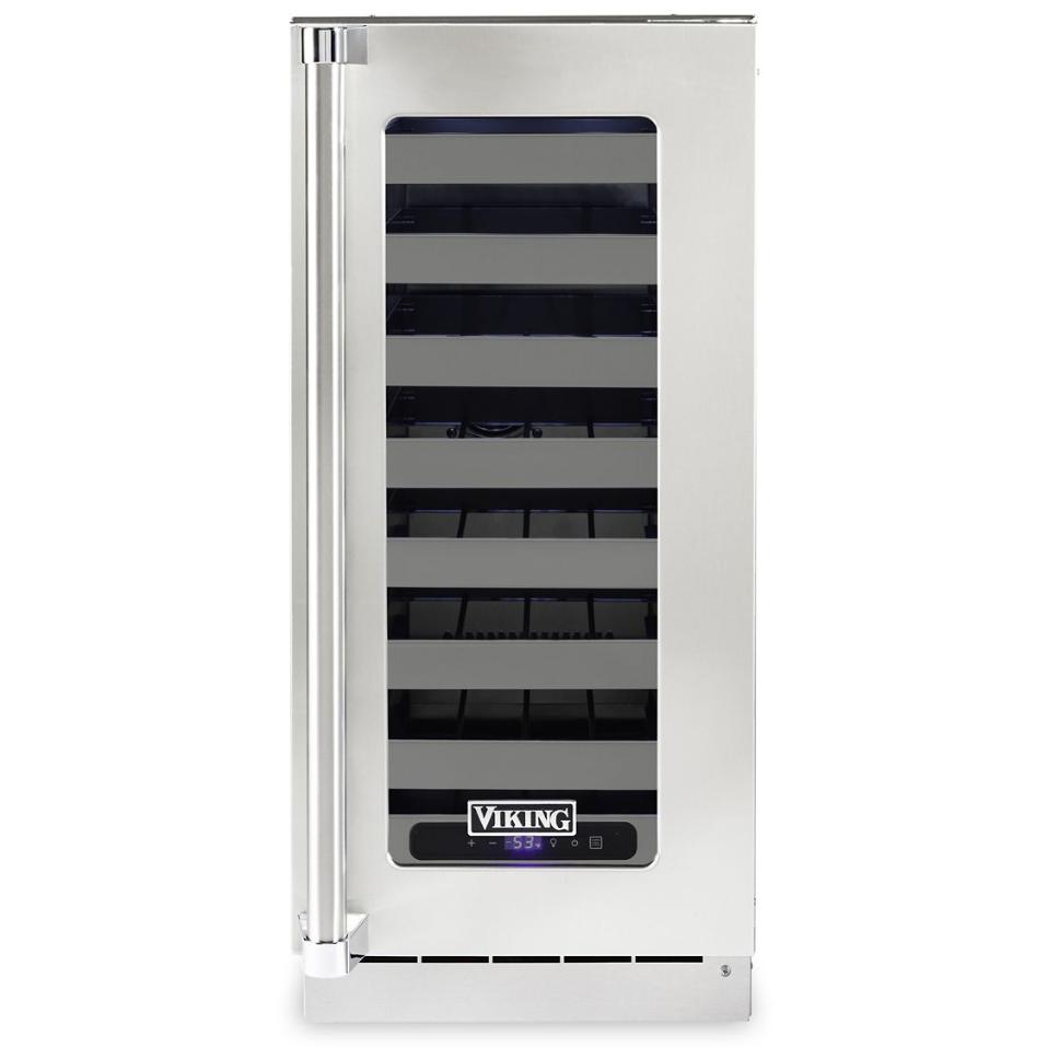 Viking 28-Bottle Professional Series Wine Cellar with Convection Cooling System VUWC515GSS