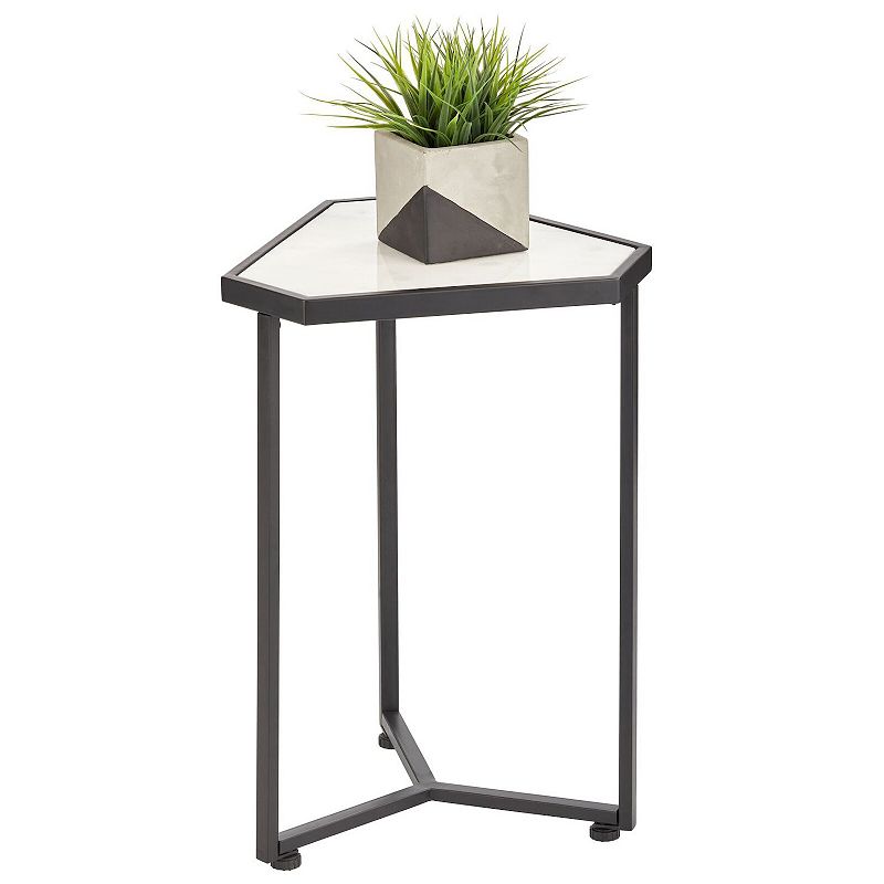 mDesign Triangle Inlay Top Accent Table