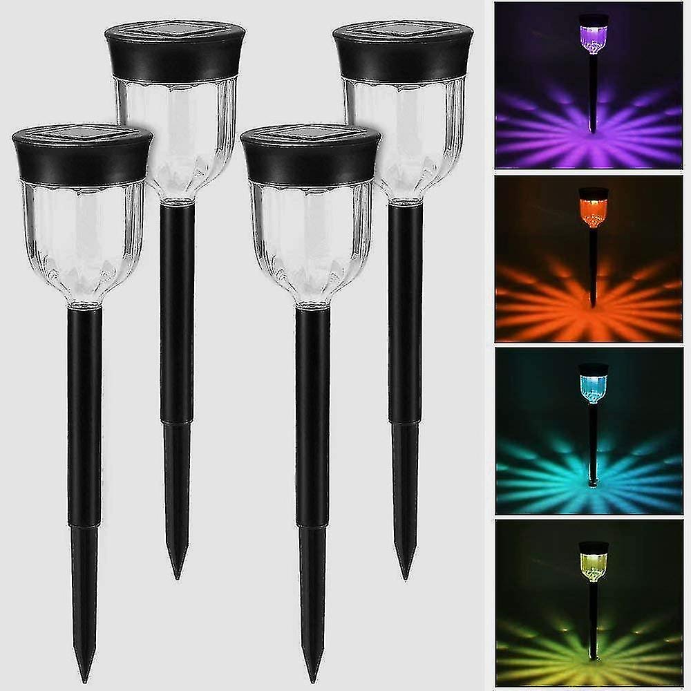 Solar Torch Garden Light Rgb， Led Lamp Decoration Solar Lighting Waterproof Ip65 Exterior Decoration