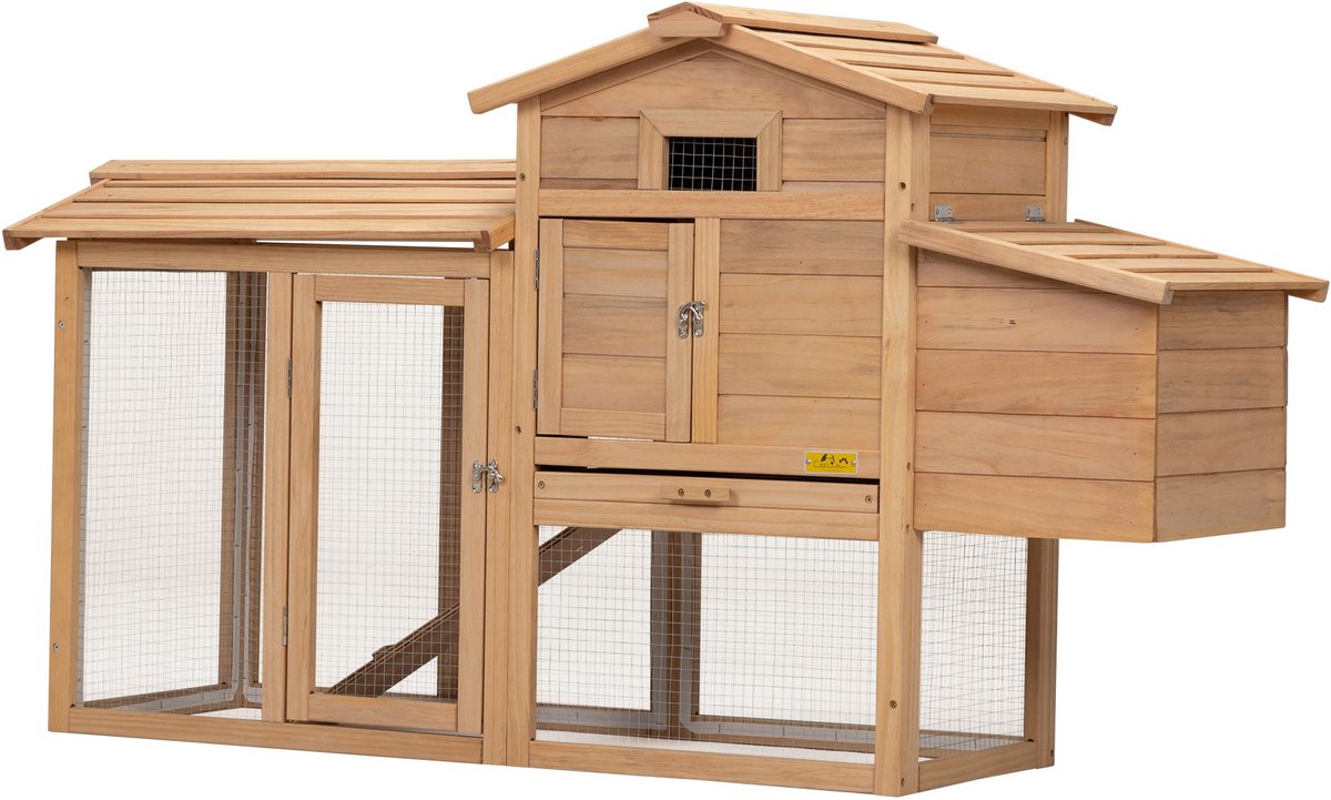 Coziwow Wooden Outdoor Small Pet Cage Rabbit Hutch