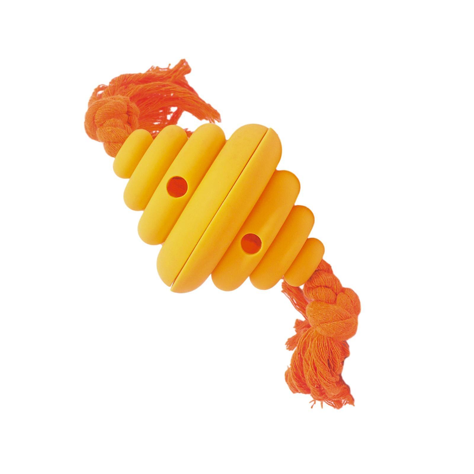 Leaking Food Dog Toy Bite Resistant Small Medium And Large Dogs Dog Chew Toy Yellow