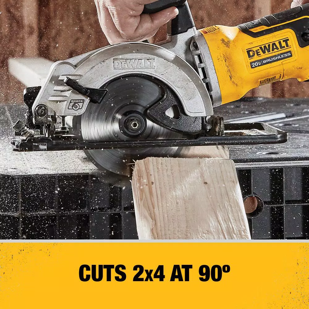 DEWALT ATOMIC 20-Volt MAX Cordless Brushless 4-1/2 in. Circular Saw with (1) 20-Volt Battery 5.0Ah and#8211; XDC Depot