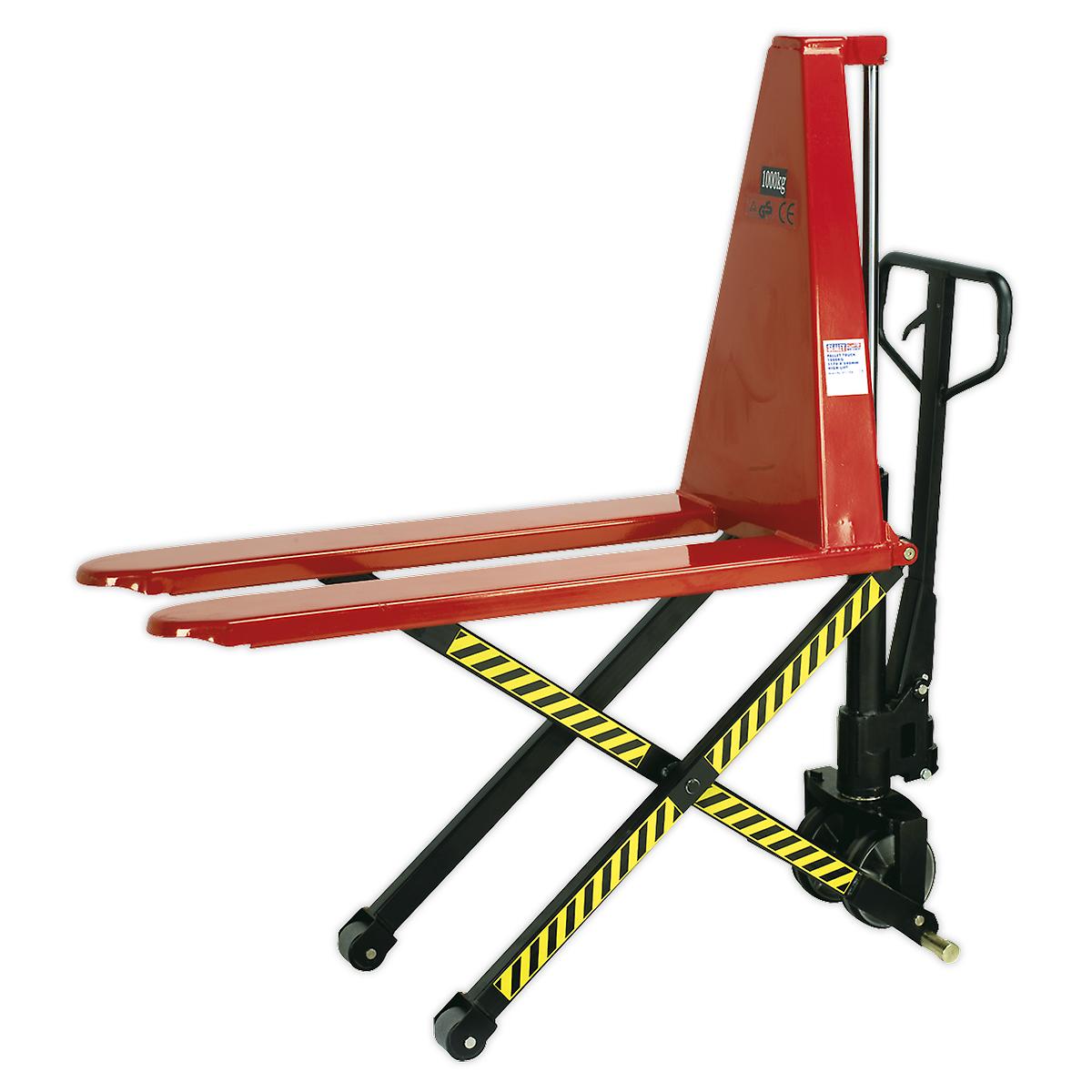 Sealey Pt1170H Pallet Truck 1000Kg 1170 X 540Mm High Lift