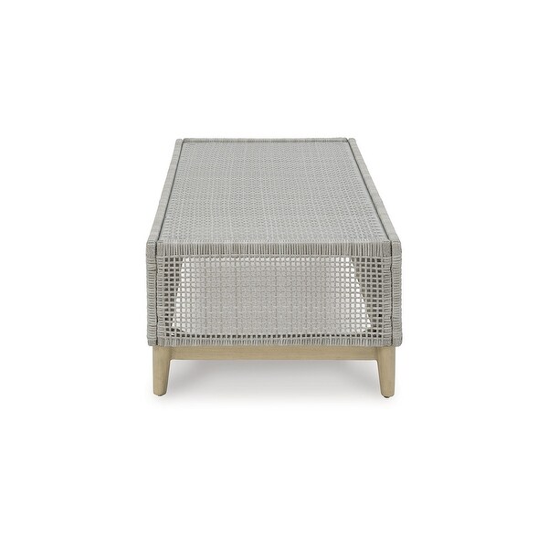 Signature Design by Ashley Seton Creek Gray Outdoor Coffee Table