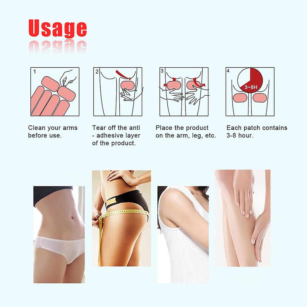 18pcs Body Slim Pad Fat Burning Legs Lips Arms Slimming Lose Weight  Patches Sticks