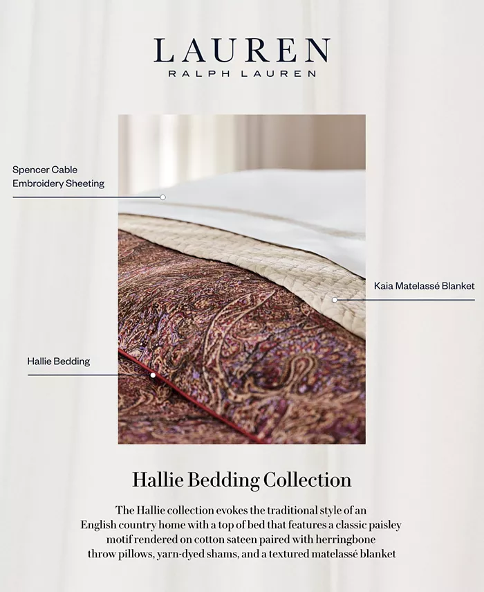 Lauren Ralph Lauren Hallie 3-Pc. Duvet Cover Set， Full Queen