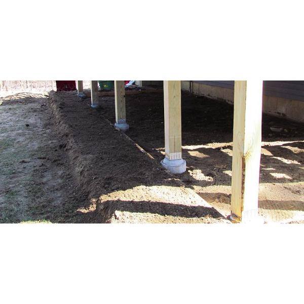 EZ Tube 2-Section 20 in. Stackable Concrete Pier Footing EZTUBE 2