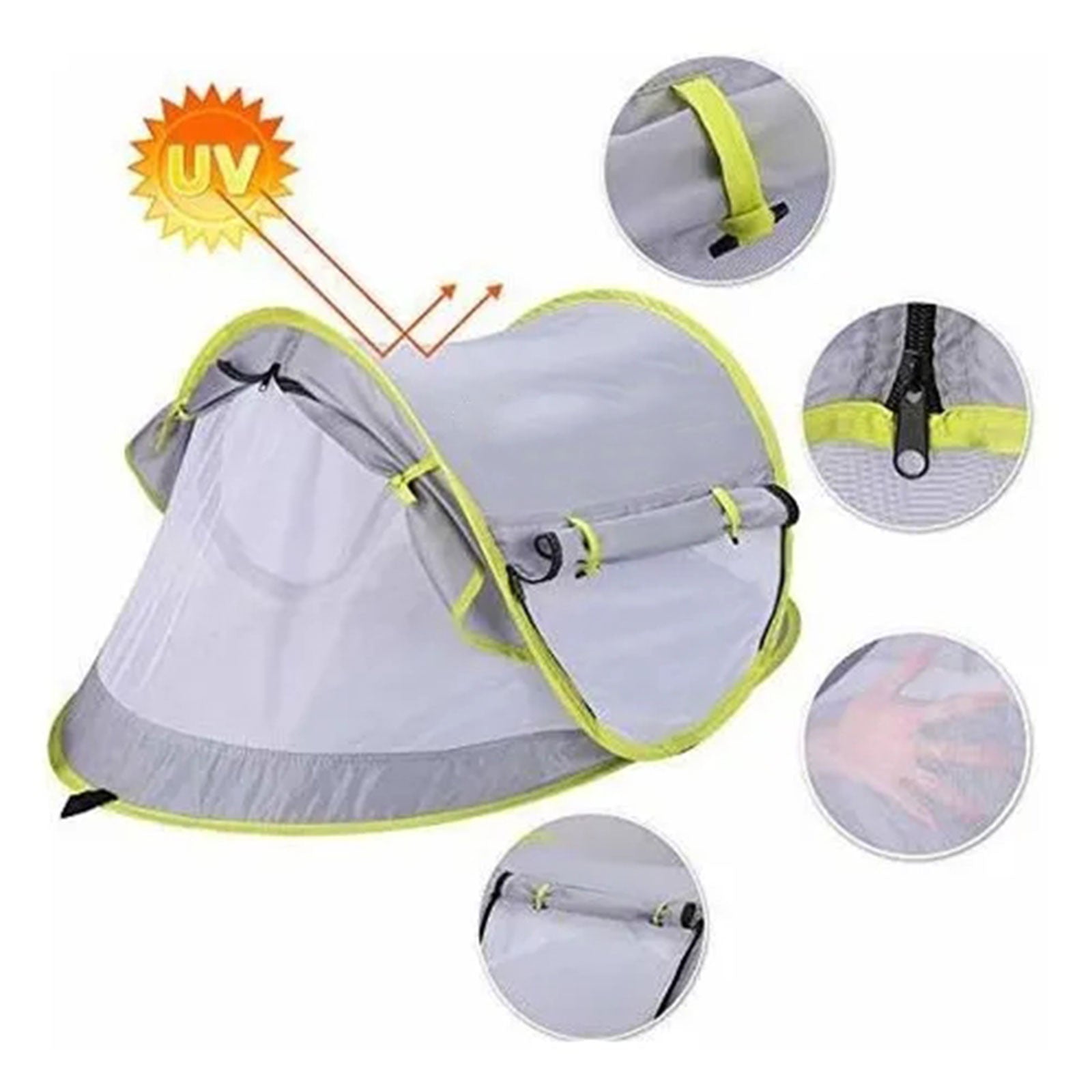 〖Hellobye〗Foldable Baby Sunscreen And Mosquito Proof Tent On Travel Beach