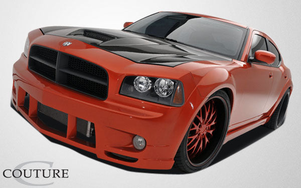 2006-2010 Dodge Charger Couture Urethane Luxe Wide Body Front Fender Flares - 2 Piece