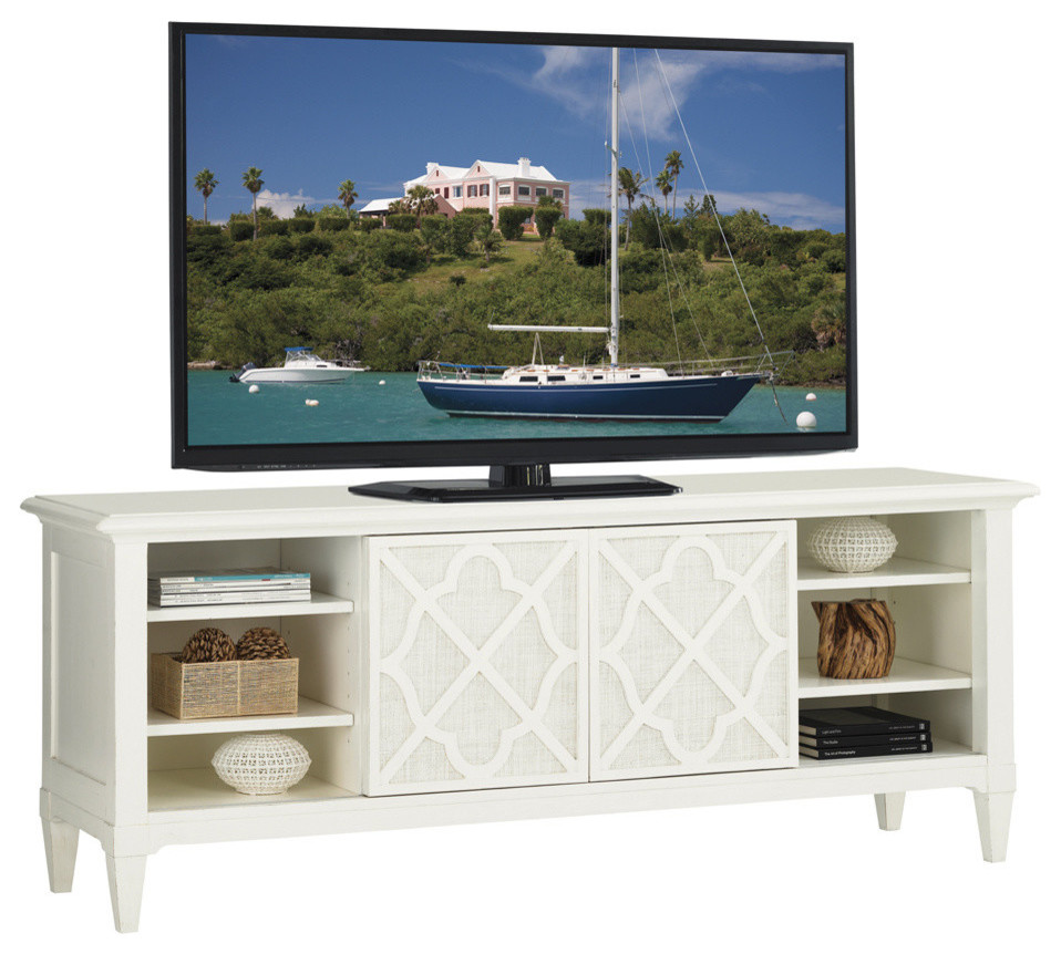 Wharf Street Media Console   Traditional   Entertainment Centers And Tv Stands   by Homesquare  Houzz