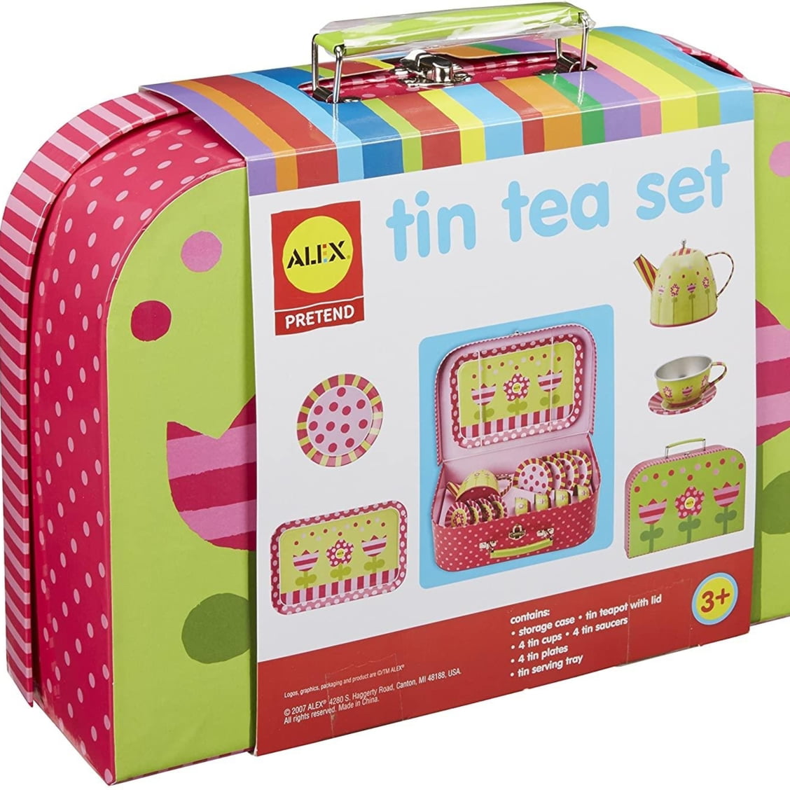 ALEX Toys Tin Toy Tea Set