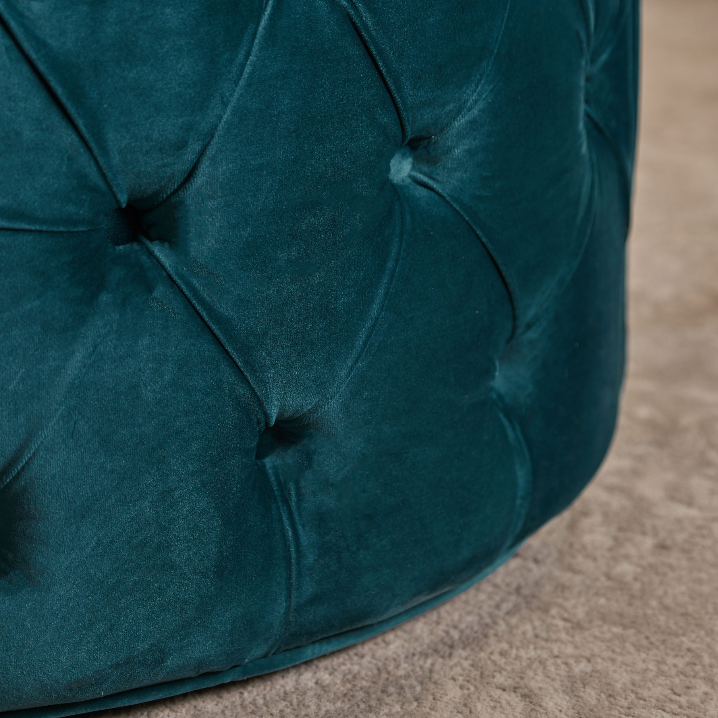 Maelyn Plush New Velvet Ottoman