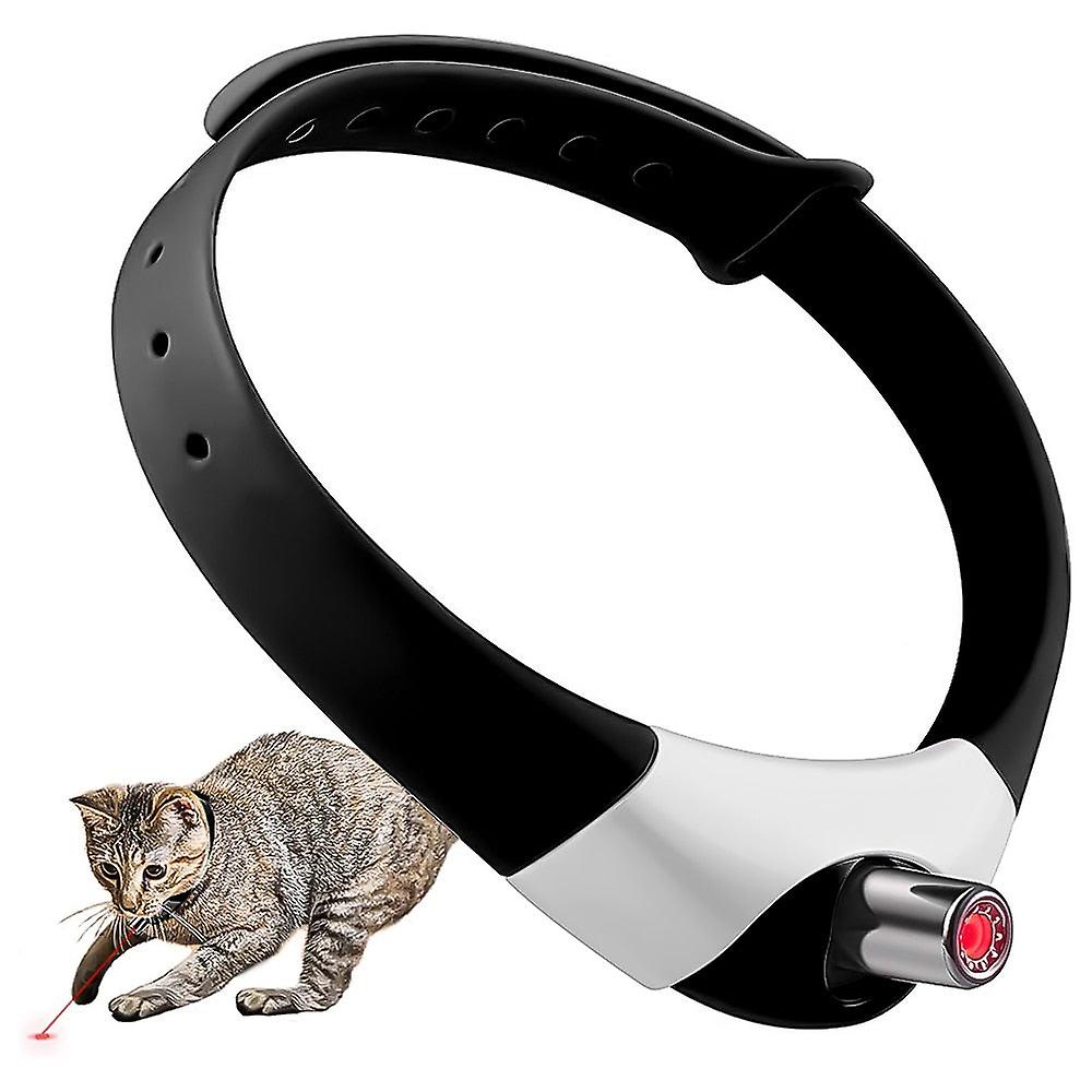 Usb rechargeable cat laser collar toy