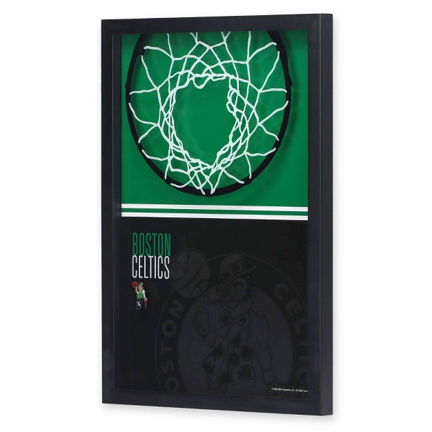 Nba Boston Celtics Print on Glass Wall Sign