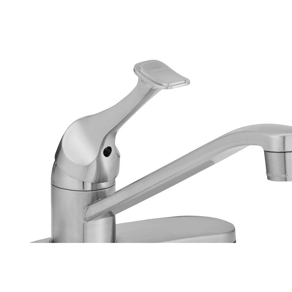 Glacier Bay Single-Handle Standard Kitchen Faucet in Stainless Steel HD67103W-0708D2