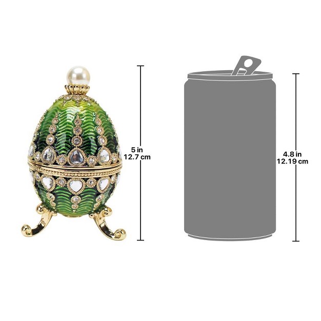 Design Toscano The Bogdana Collection Romanov style Enameled Egg Veronika