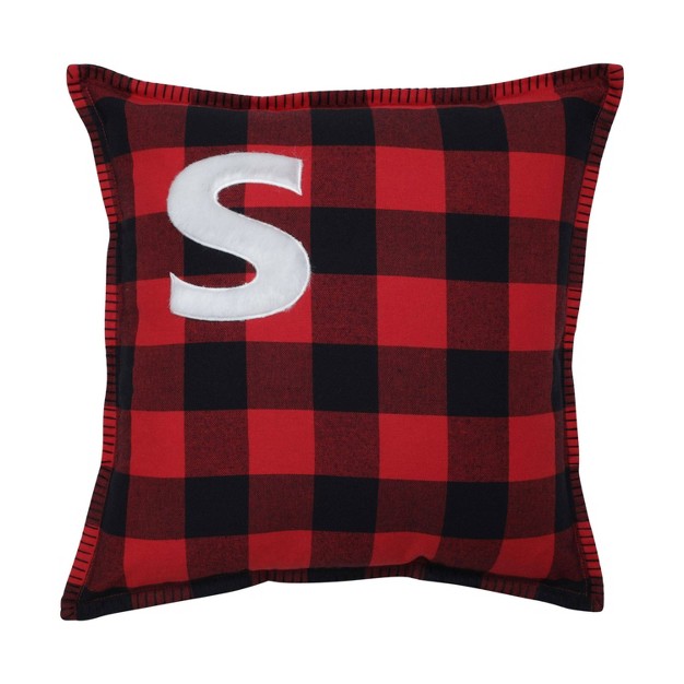 Indoor Christmas Buffalo Plaid S Square 16 5 inch Throw Pillow Pillow Perfect