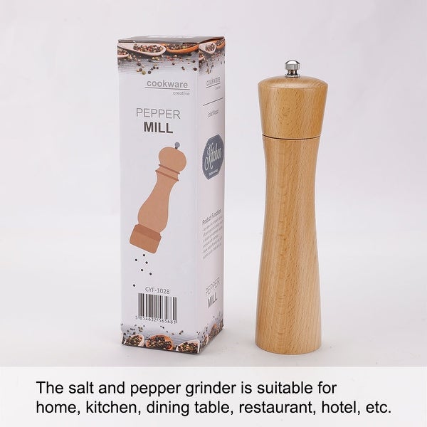 Wooden Salt and Pepper Grinder Mills Shaker with Adjustable Coarseness