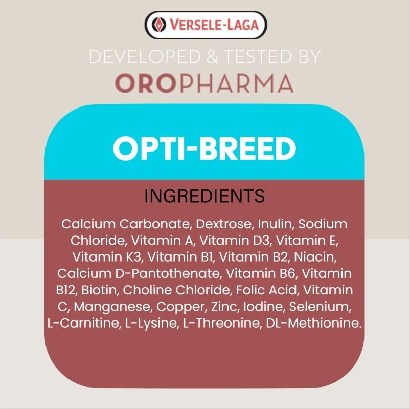 Versele-Laga Oropharma Opti-Breed Bird Supplement， 1.1-lb pot