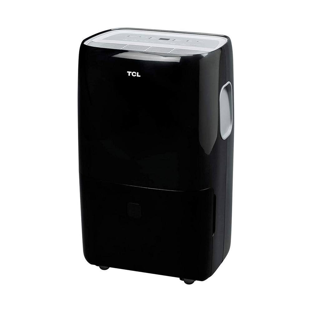 50-Pint Smart Dehumidifier for Home and Basements with Voice Control in Black 50D91-B