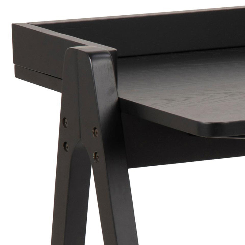 RISTO Study Desk/Console 126.5cm - Black