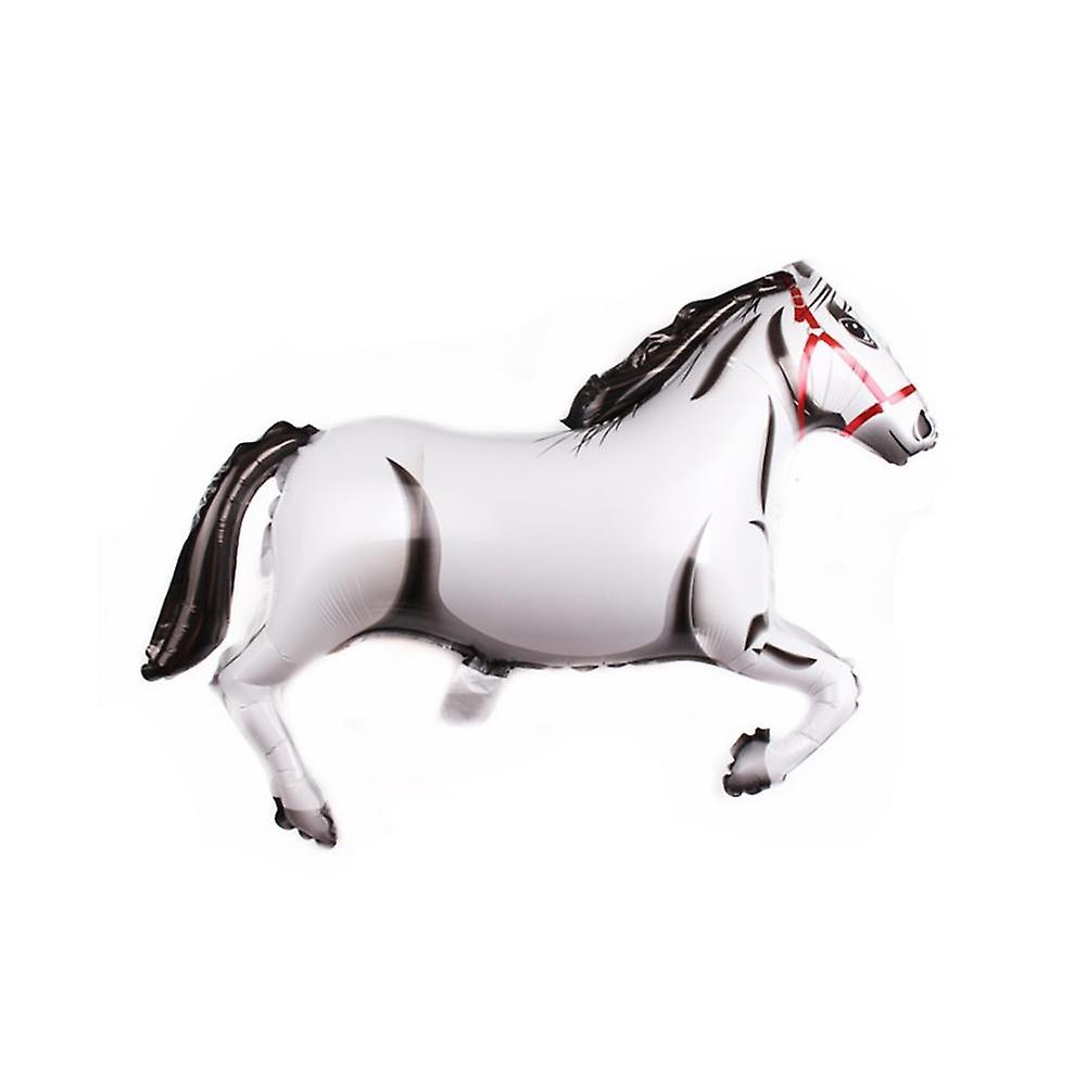 Horse Shaped Balloon Aluminum Foil Horse Balloon Horse Theme Balloon Birthday Party Horse Balloon Decorations Toy Balloon Dark Brown