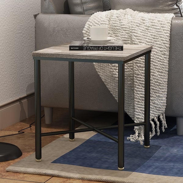 Corvus Belmont 19-inch Square Modern Wood Side Table