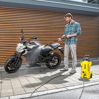 Karcher 1700 PSI 1.45 GPM K 2 Power Control Cold Water CHK Electric Pressure Washer Plus 2 Wands Car Care Kit  Surface Cleaner 1.673-610.0