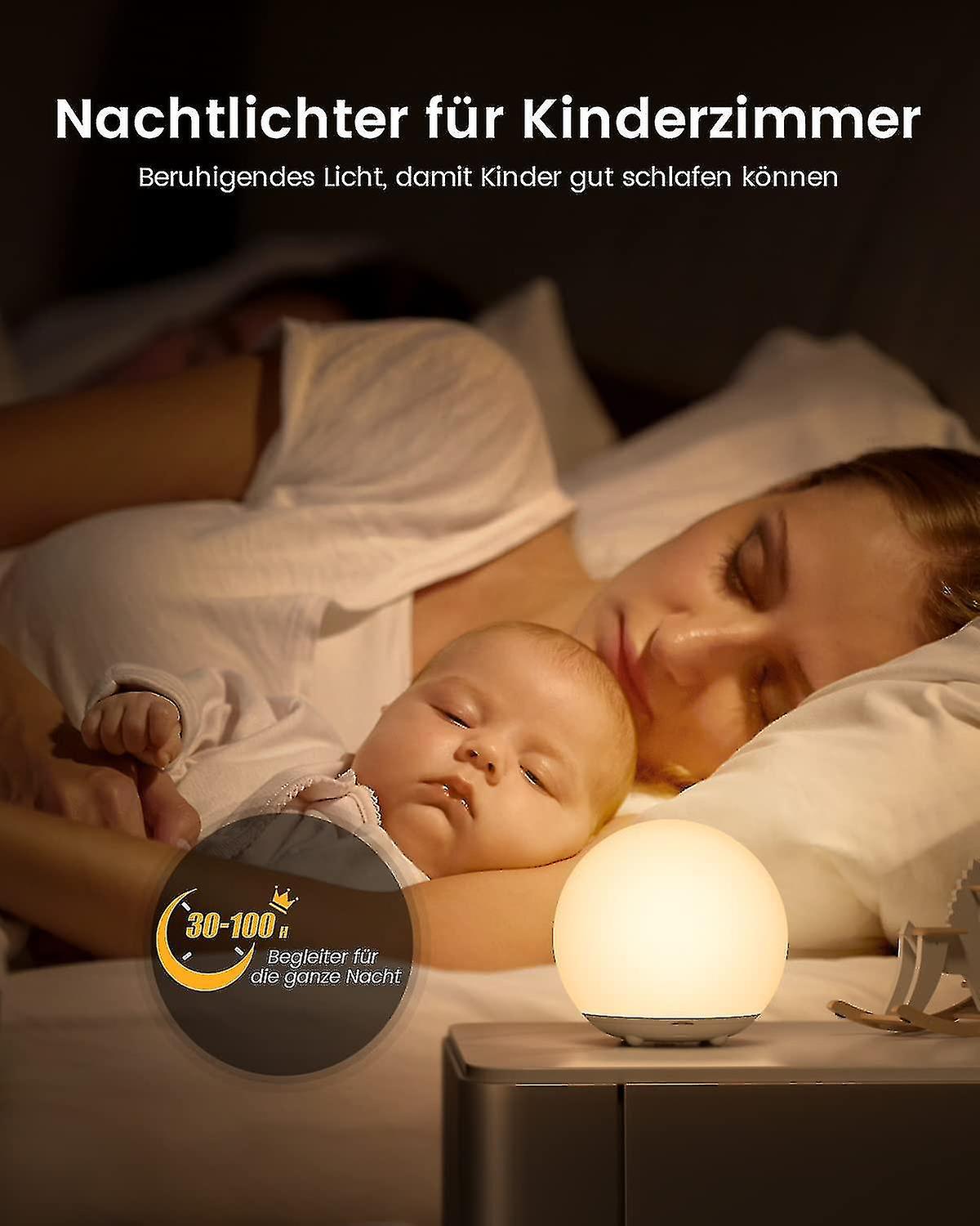 Toddler Night Light， Baby Night Light， Night Light - Dimmable， Memory Function， Timer， Rgb