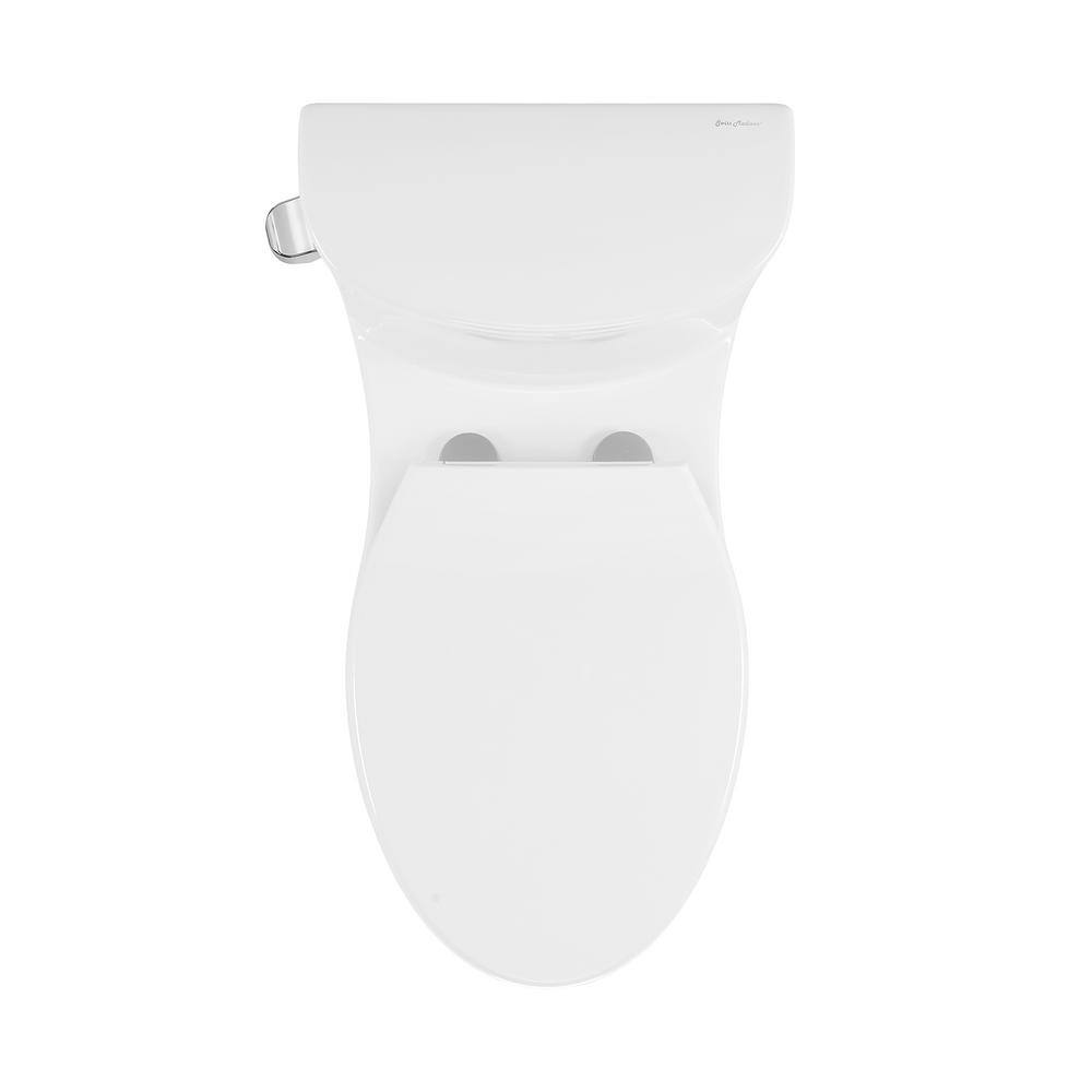 Swiss Madison Sublime 1-Piece 1.28 GPF Single Flush Elongated Toilet in White Seat Included SM-1T206