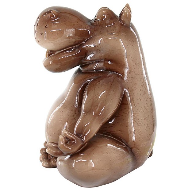 Design Toscano A Ton Of Zen Yoga Hippo Garden Statue