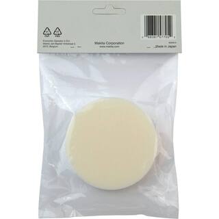 Makita 3 in. Hook and Loop Foam Polishing Pad White 191N91-7