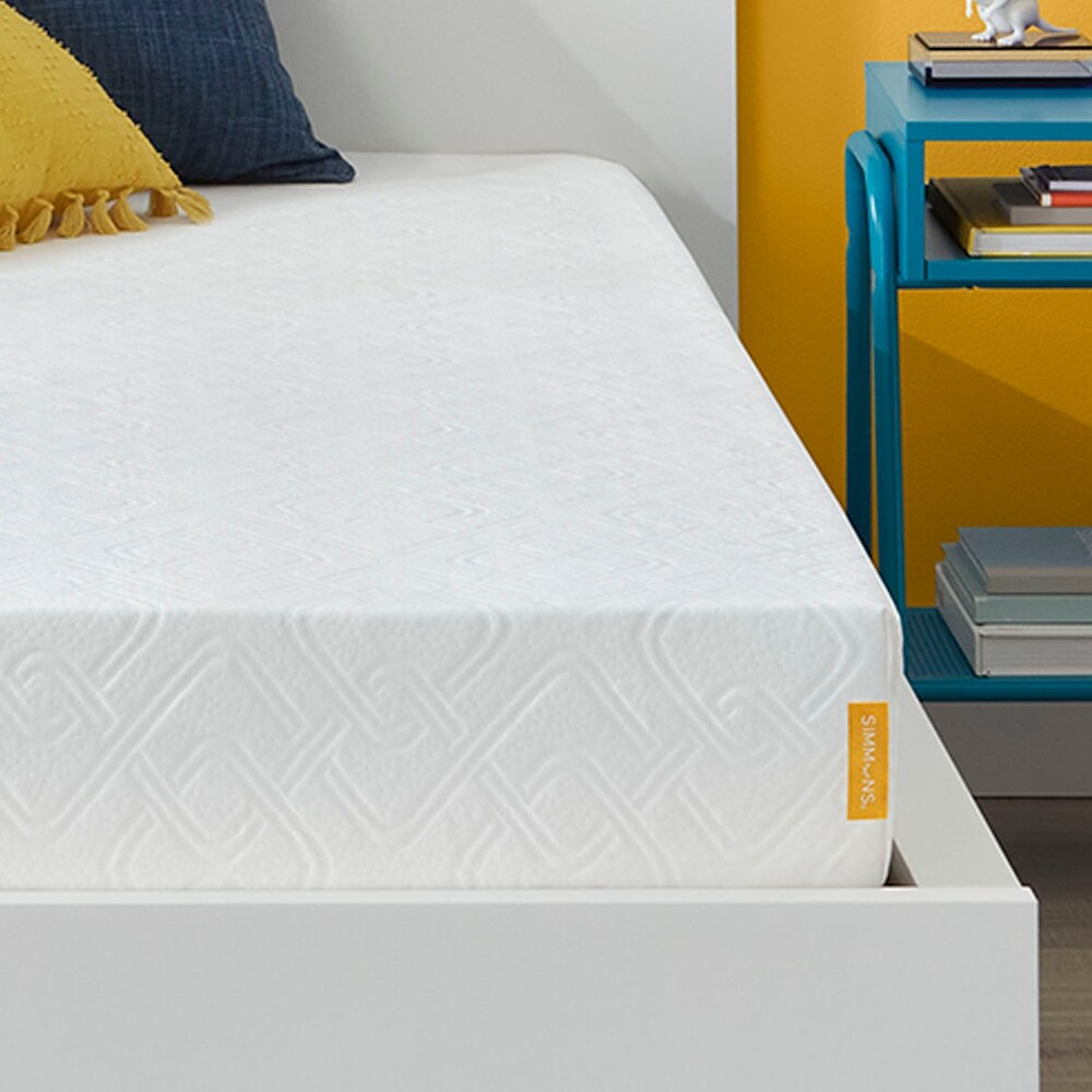 Simmons 8 inch Gel Memory Foam Medium Mattress