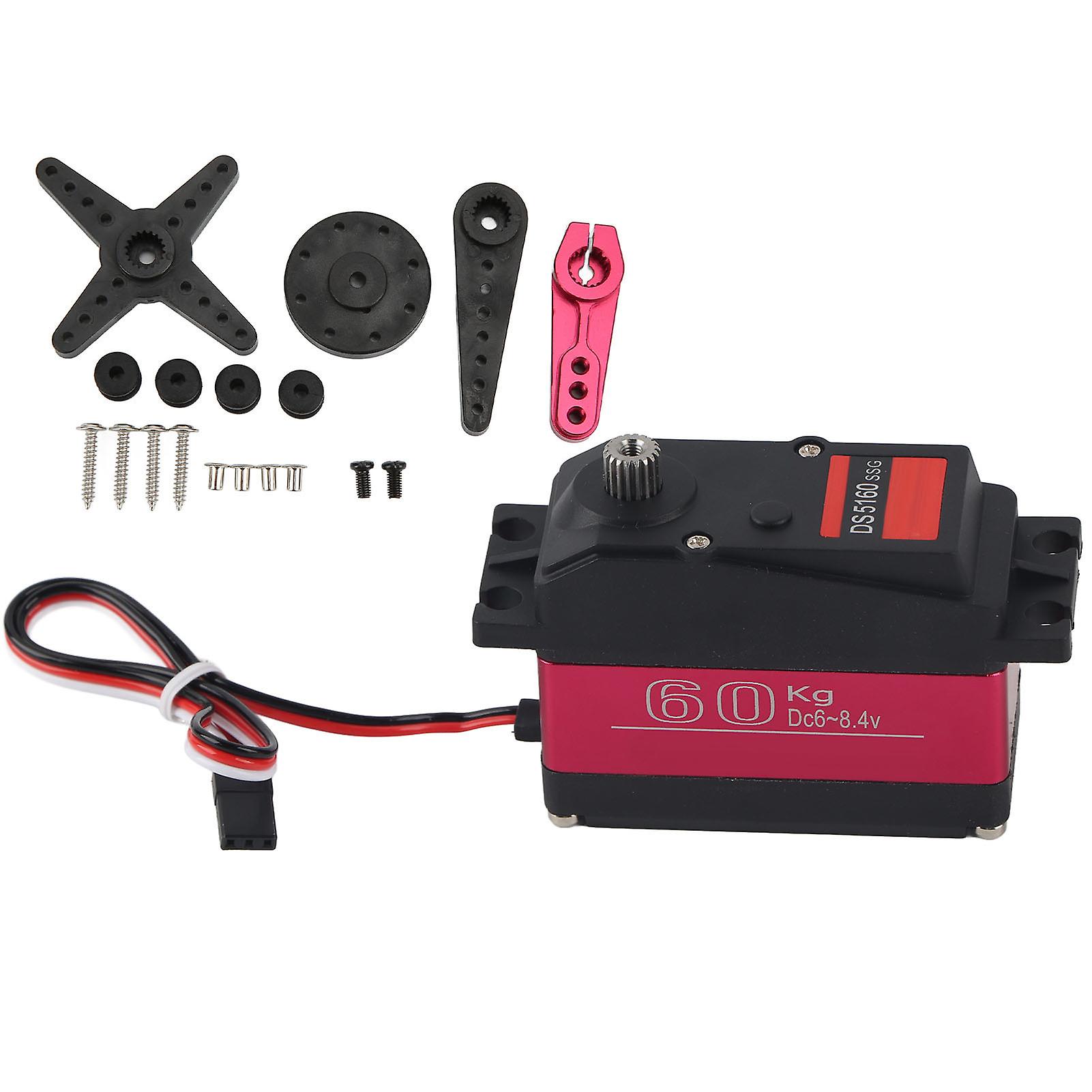 Rc Ds5160 Digital Servo Plastic Aluminium Alloy Stainless Steel Light Large Torsion Waterproof Rc Car Digital Servo