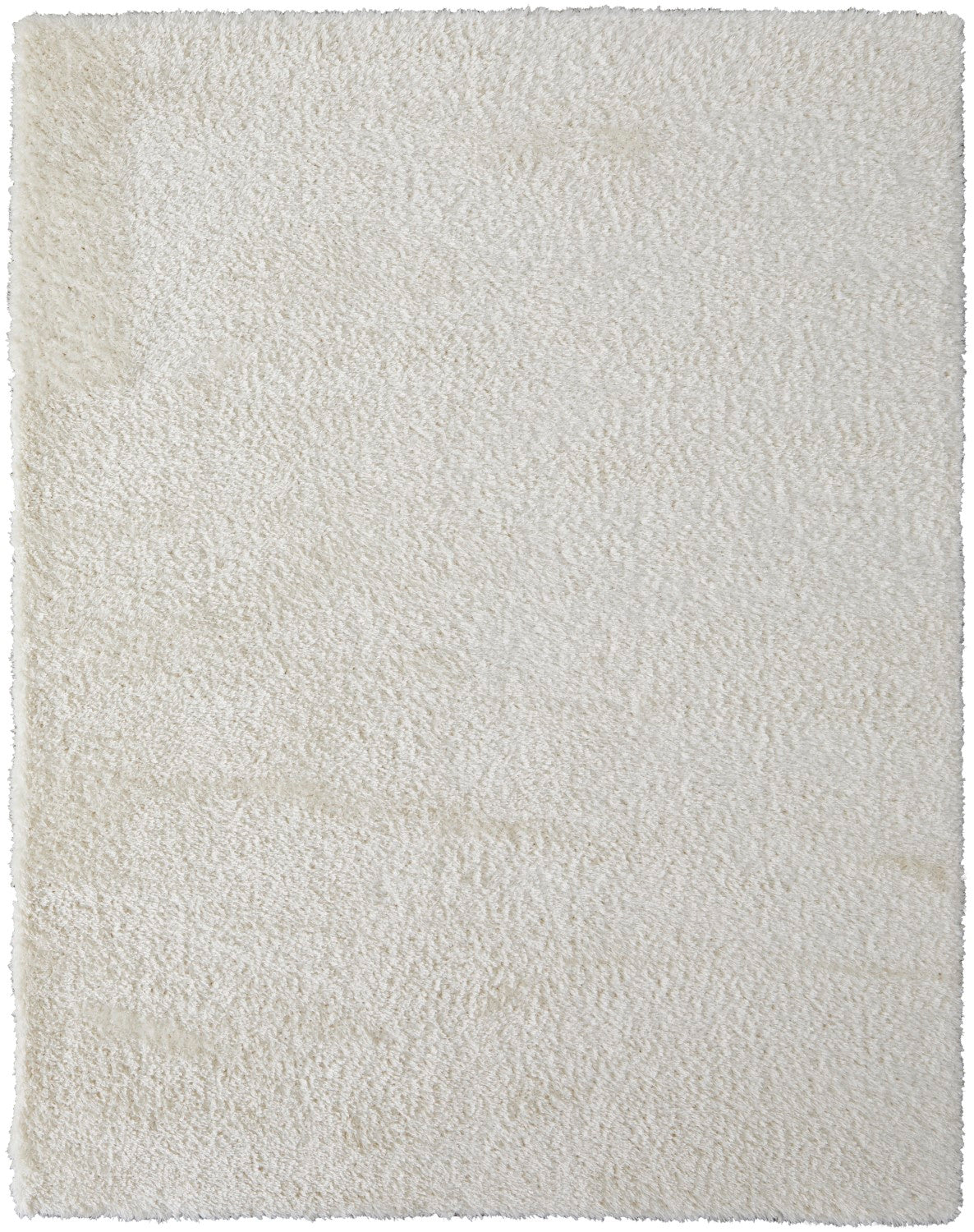 Loman Solid Color White Rug