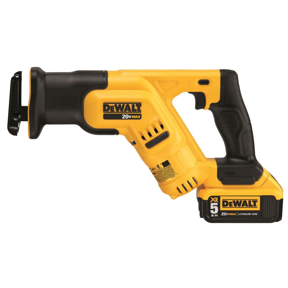 DEWALT 20 V MAX Compact Reciprocating Saw Kit (5.0Ah) DCS387P1 from DEWALT