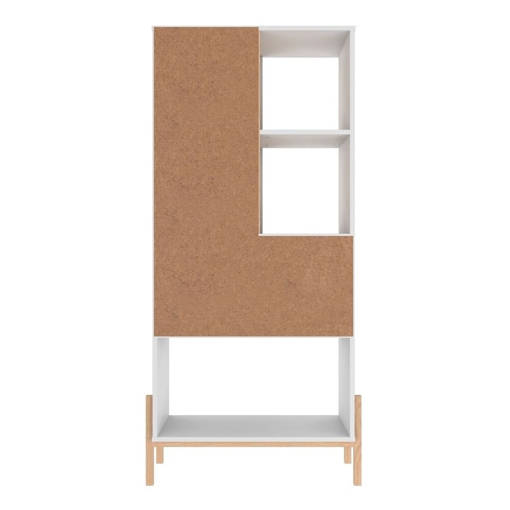 Bowery Bookcase with 5 Shelves by Manhattan Comfort