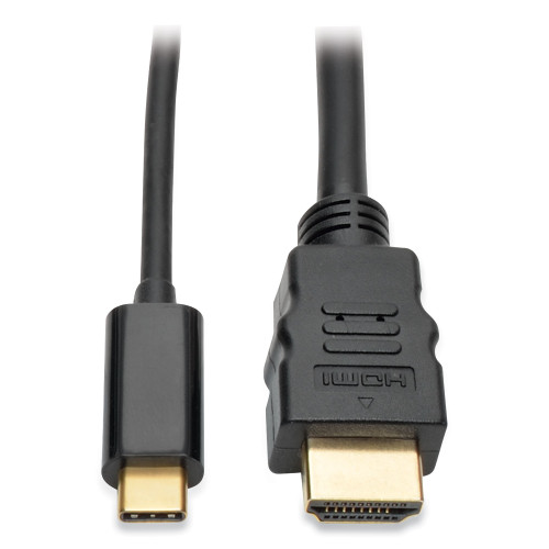 Tripp Lite USB Type C to HDMI Cable， 6 ft， Black (U444006H)